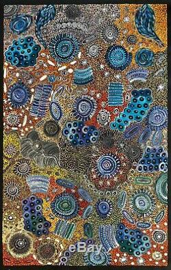 Janet Golder Kngwarreye, Authentique Art Collectable Autochtone, Incl Coa, Des Photos