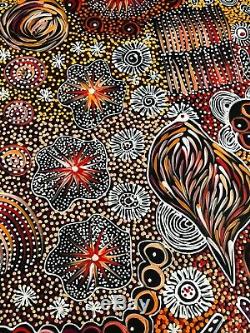 Janet Golder Kngwarreye, Authentique Art Collectable Autochtone, Incl Coa, Des Photos