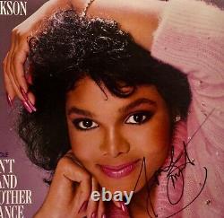 Janet Jackson Signé À La Main Autographe Lp Authentifié Comprend Tm Coa