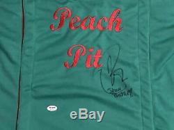 Jason Priestley Signé Authentique Peach 90 210 Pit T-shirt Autographié Psa / Dna # 2