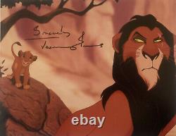 Jeremy Irons Signé 8x10 Photo Scar Lion King Movie Authentique Autographique Coa