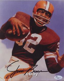 Jim Brown 8x10 Signé Autographe Auto Jsa Authentifié Cleveland Browns