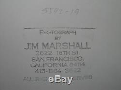 Jim Marshall Signé Joni Mitchell 1969 Originale Auto Authentique Photo Très Rare