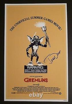 Joe Dante Authentic Hand-signé Gremlins Summer Jeux 11x17 Photo