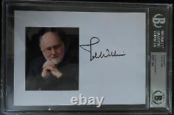 John Williams Signed Autograph 5x7 Star Wars Compositeur Beckett Bas Authentic Slab
