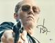Johnny Depp Signé 11x14 Photo Authentic Autograph Black Mass Beckett Coa B