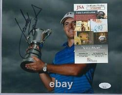 Jordan Spieth a signé 8x10 JSA COA GReat Photo Signature authentique certifiée PGA