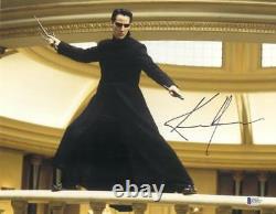 Keanu Reeves Signé 11x14 Photo The Matrix Authentic Autograph Beckett Coa E