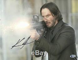 Keanu Reeves Signé 11x14 Photo'john Wick ' Authentique Autograph Bas Beckett 35