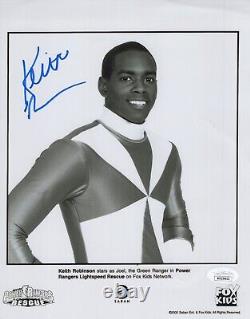 Keith Robinson Signé 8x10 Power Rangers Photo Autographe Autoentique Jsa Coa Cert