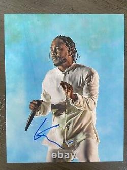 Kendrick Lamar Rappeur Hip Hop Photo Signée Lettre d'Authenticité Authentique EX
