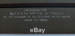King Edward VIII Duke Of Windsor Authentic Signé Grande Photo, Signé 1932 Coa