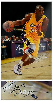 Kobe Bryant Autographié Signé 20 X 30 Lakers Photo Panini Authentique Coa