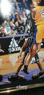 Kobe Bryant Photo Signée À La Main Avec Coa Encadré 8x10 Photo Authentic Autograph