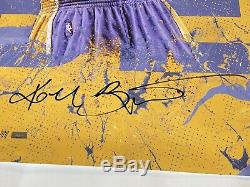 Kobe Bryant Signé 24x30 Photo Panini Assermentée Limited Edition 13/124