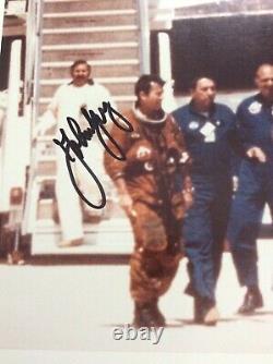 L'astronaute John Young Et Bob Crippen Signed Sts-post 1 Photo-psa Adn Authentifié