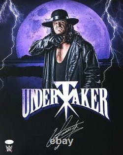 L'undertaker Signé Autographié 16x20 Photo Jsa Assermentée Wwe Wwf Wcw 4