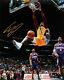 Lakers Shaquille O'neal Authentique Signé 16x20 Vs Soleils Photo Autographié Bas