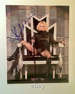Madonna Authentic Hand Signé Autographed Photo Comprend Tm Authentic / Coa