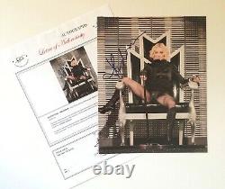 Madonna Authentic Hand Signé Autographed Photo Comprend Tm Authentic / Coa