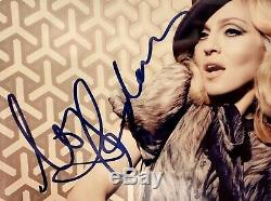 Madonna Authentique Signé Autographié Photo 8x10 Psa / Adn Et Beckett Bas Slabbed