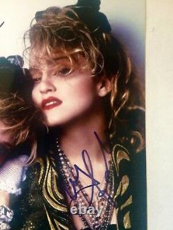 Madonna & R. Arquette 3x Cast Signé À La Main Autographié Tm Authentic 2 Items / Coa