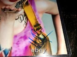Margot Robbie Signé 8x10 Photo Psa Coa Sticker Seulement Sexy Harley Quinn Autographe