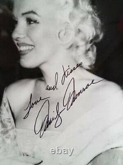 Marilyn Monroe Signé Autographié Inscrit 8 X 10 Photo