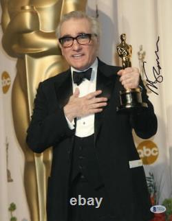 Martin Scorsese a signé une photo 11x14 authentique avec autographe de sa victoire aux Oscars Beckett Coa