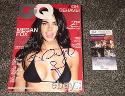 Megan Fox Signé Autographié Gq Magazine Jsa Authentifié! Transformateurs Rares