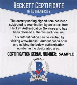 Michael Douglas Signé Falling Down License Plate Authentique Autograph Beckett