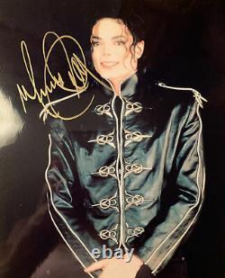 Michael Jackson Rare, Authentique Merveilleux Autographié 8 X 10 Glossy Photo