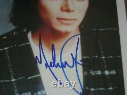 Michael Jackson Signé 8 X 10 Photo Beckett Authentifié Et Encapsulé