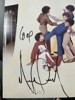 Michael Jackson Signé À La Main 8x10 Couleur Photo Jackson5 Avec Autographe Authentique