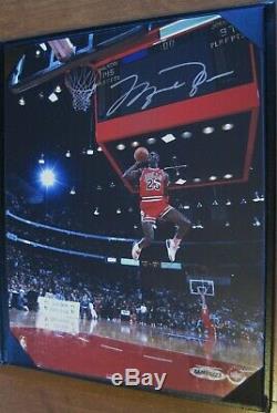 Michael Jordan 8x10 Signé Autographié 88 Tableau De Bord-dunk Upd Assermentée