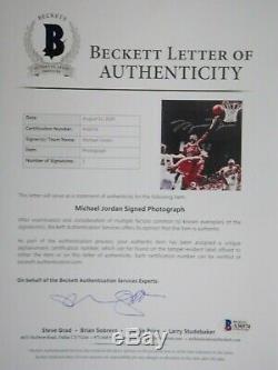 Michael Jordan Uda Upper Deck Authentifiées Signé 8x10 Autograph Photo # 45