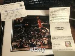 Michael Jordan Upper Deck Assermentée Gatorade Autographié Photo 8x10 Uda