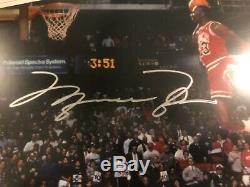 Michael Jordan Upper Deck Assermentée Gatorade Autographié Photo 8x10 Uda
