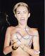 Miley Cyrus Hot Autographié Signé 8x10 Photo Certifiée Authentique Psa / Adn Coa