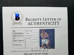 Muhammad Ali Authentique Autographié Signé Photo 8x10 Beckett Bas # A59162