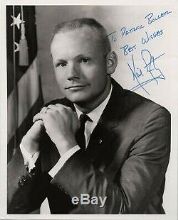 Neil Armstrong Dédicacé 8 X Signé 10 Photo Apollo 11 Nasa Authentique Loa