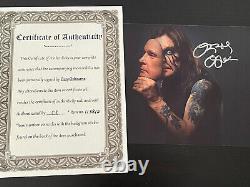 Ozzy Osbourne 8x10 Autographié Photo, Signé, Authentique Coa