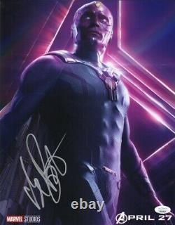 Paul Bettany Authentic Hand-signé Avengers Infinity War 11x14 Photo (jsa Coa) B