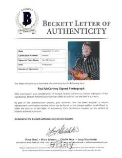 Paul Mccartney Signé Beatles Authentique Autographié Photo 8x10 Beckett # A54985