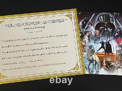 Photo 8x10 signée et authentique de George Lucas, avec certificat d'authenticité Star Wars.