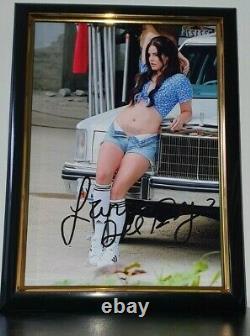 Photo Lana Del Rey Signé Avec Coa 8 X 10 Photo Authentique Framed