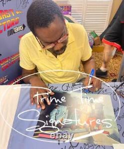Photo authentique avec autographe du casting de Cool Runnings signée en format 11x14, avec témoin JSA et certificat d'authenticité 1.