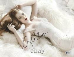 Photo authentique signée 11x14 d'Amy Adams Sexy et Chaud avec le certificat d'authenticité Beckett Coa F