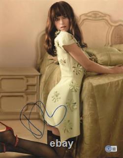 Photo authentique signée 11x14 de Dakota Johnson, chaude et sexy, avec autographe Beckett Holo 9.