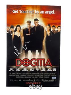 Photo authentique signée Matt Damon Dogma 12x18 avec certificat d'authenticité Beckett